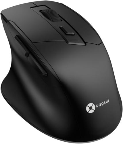 Premier Ergonomic Wireless Mouse – Rechargeable USB-C, Bluetooth & 2.4GHz USB Receiver, Adjustable 800/1200/1600 DPI, 250Hz Polling Rate, 3M Click Lifecycle, Windows & Mac Compatible