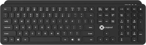 Premier Wireless Keyboard Full-Size 110-Key Bluetooth and 2.4GHz USB Rechargeable