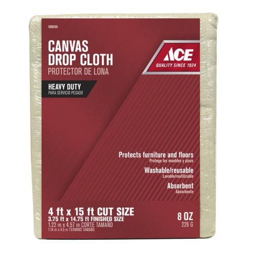 DROPCLOTH 8OZ 4'X15'