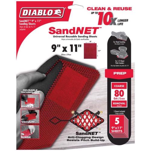 SANDING SHEET COARSE 80G