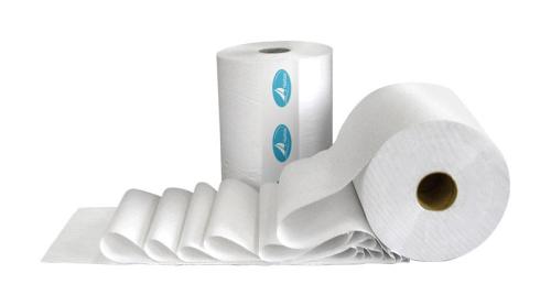 TOWEL SM ROLL 350'/12CS WHT H1350W