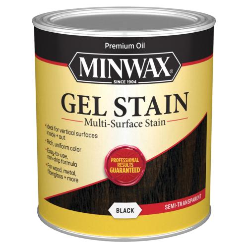 MINWAX BLACK GEL STAIN QT
