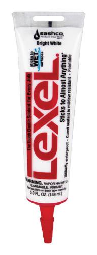 CAULK LEXEL WHITE 5OZ