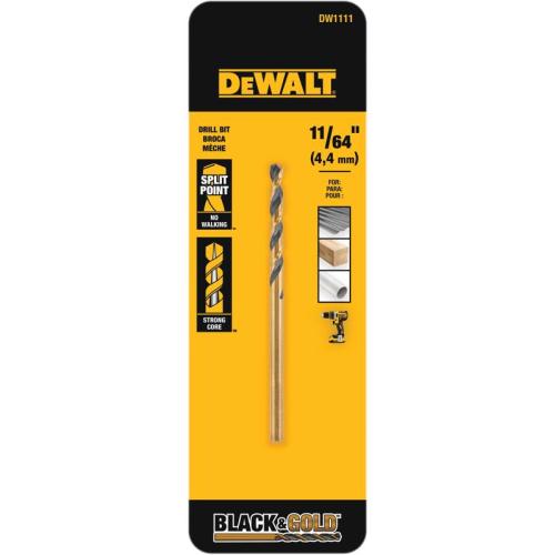 BLK&GLD DRILL BIT 11/64"