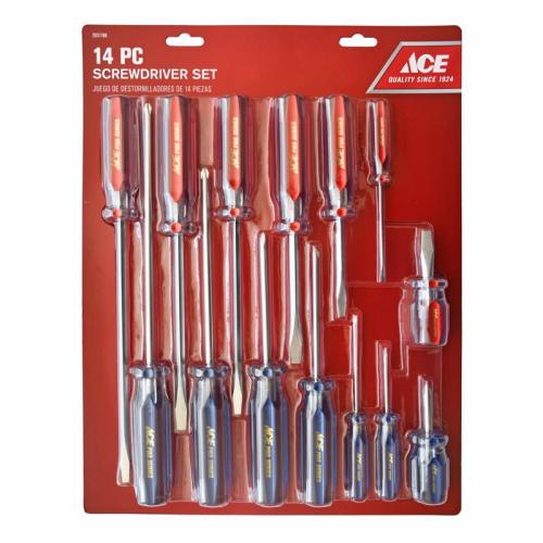 SCREWDRIVER SET STL 14PC