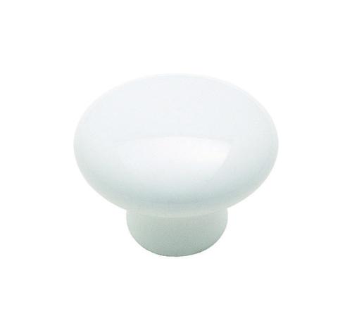*KNOB CERAMIC WHITE