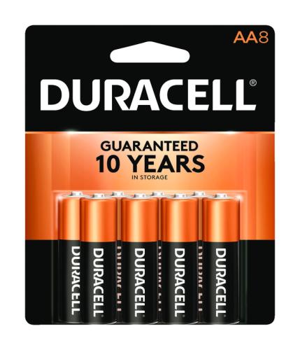 BATTRY ALKLN DURA AA CD8