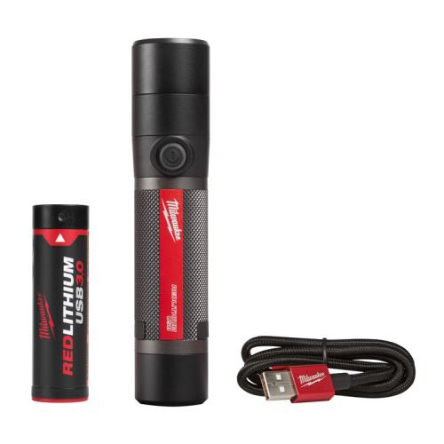 FLASHLIGHT RECHARGEABLE 8OOLM MILW.