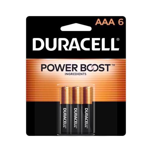 BATTERY ALKALINE AAA 6PK