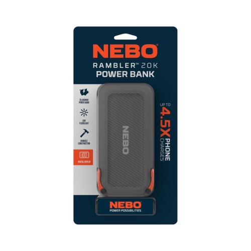 POWER BANK BLK 20000MAH