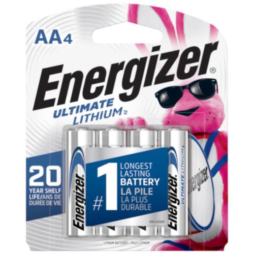 ENERGZR ULT BATT AA CD4