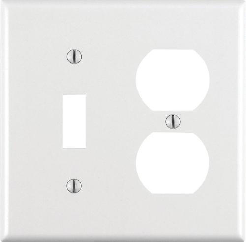 SWITCH/RECP WALPLT WHT