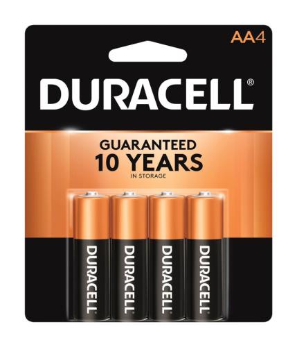 BATTRY ALKLN DURA AA CD4