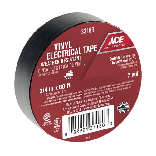 TAPE ELECT3/4X60'VYL ACE