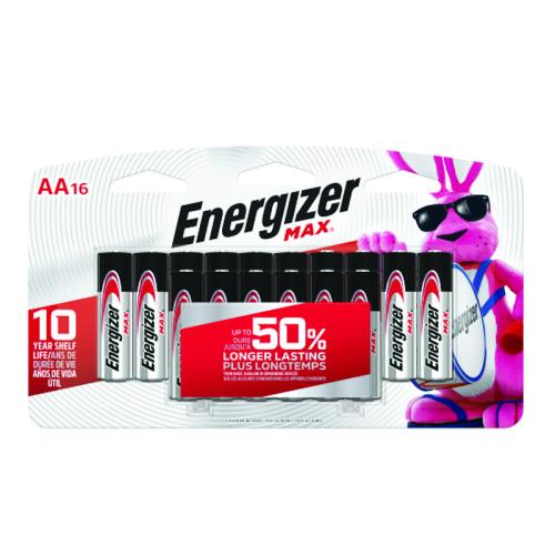 BATTERY AA 16PK ENERGIZR
