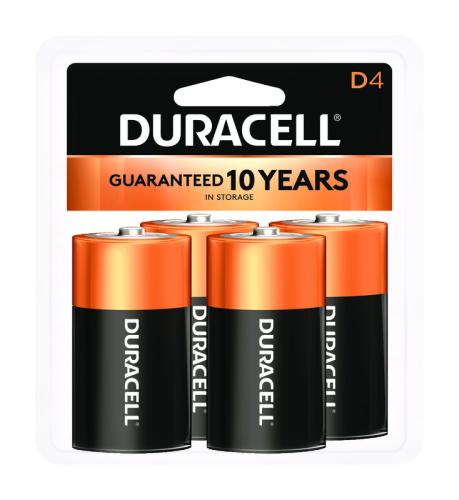 BATTRY ALKLN DURA D CD4