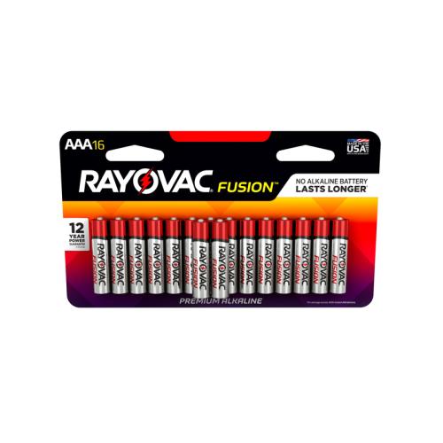 BATTERIES AAA FUSION16PK