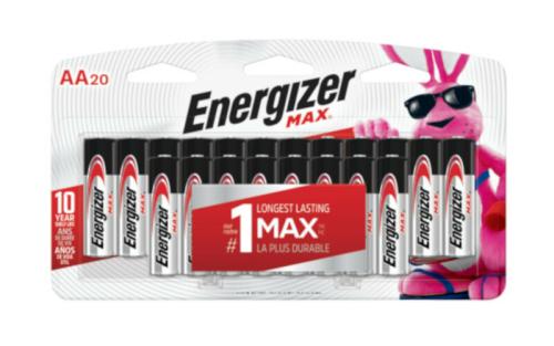 BATTRY AA 20PK ENERGIZR