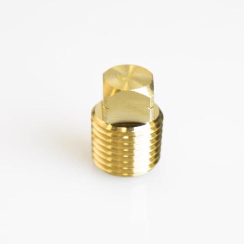 CORED PLUG 1/4"MPT BRS