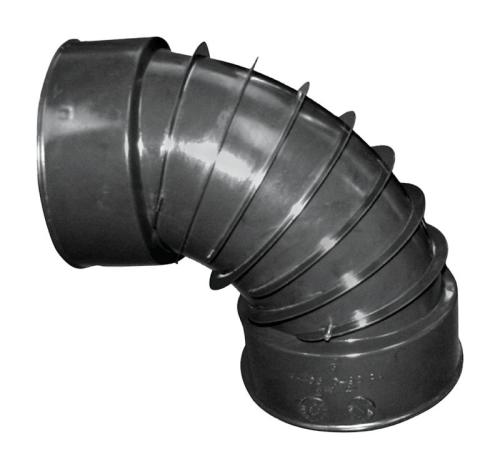ELBOW CORRUGATE 3" 90