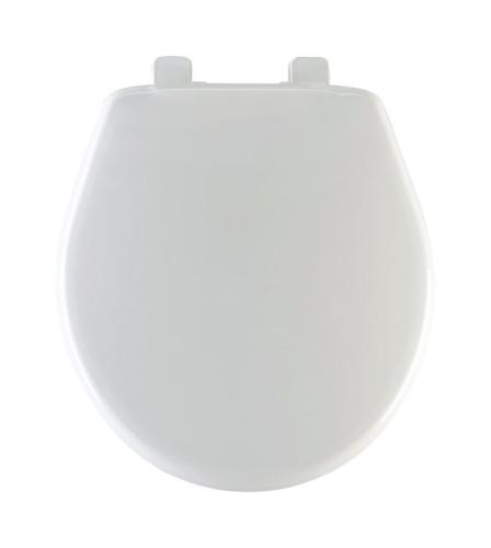 TOILET SEAT RND PLST WH
