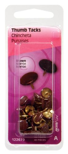 TACKS BRWN 5/16X3/8"PK40