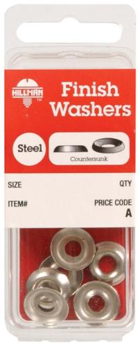 FINISH WASHER #10 NICKL PLT