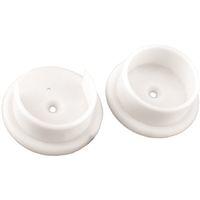 SOCKET CLOSET POLE PLSTC WHITE