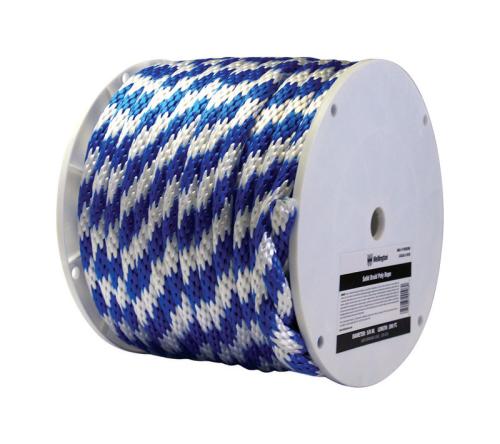 ROPE 5/8''X140' BLUE/WHITE DERBY POLY
