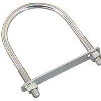 BOLT U PLATE/NUT .5X4.5X7IN ZN