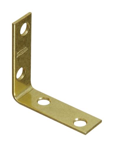 BRACE CORNER BRASS 2X5/8IN