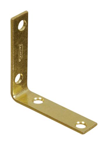 BRACE CORNER BRASS 2-1/2X5/8IN