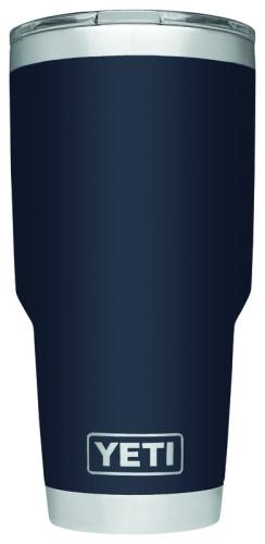 YETI RAMBLER W/LID 30OZ NVY