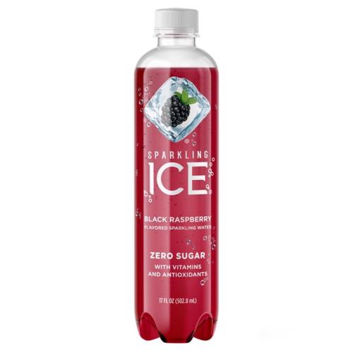 SPRKNG ICE+ BLKRASP 17OZ