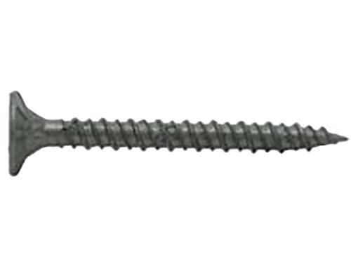 ProFIT 0313104 Screw, #8 Thread, 1-5/8 in L, High-Low Thread, Ceramic, Applicable Materials: Cement, Wood 5LB