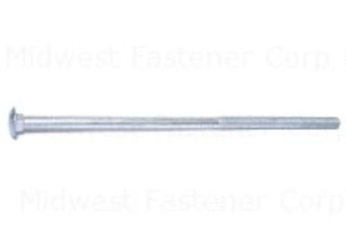 Midwest Fastener 05534 1/2" X 14" Galvanized Carriage Bolt
