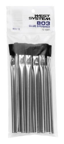 West System 803-12 Medium 1/2 in. Soft Flat Glue Brushes