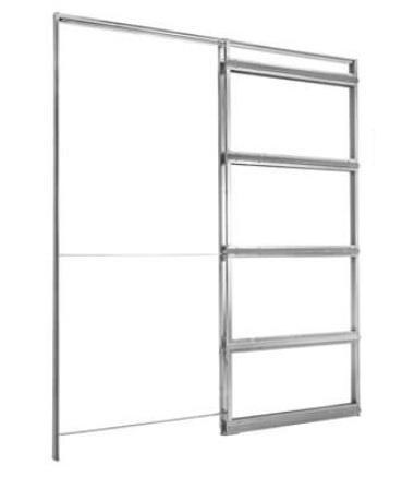 ECLISSE POCKET DOOR KIT 3'0" X 6'8" SINGLE DOOR FOR 4-5/8" WALL. R.O. 74-1/4" x 83-1/4"