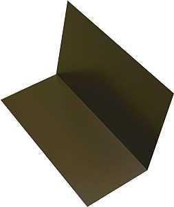 Berger STBB68 Aluminum Step Flashing, 6" X 8", Brown / Black