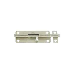 National Hardware N151-738 Barrel Bolt, 0.32 in Dia Bolt Head, 5 in L Bolt, Steel, Zinc
