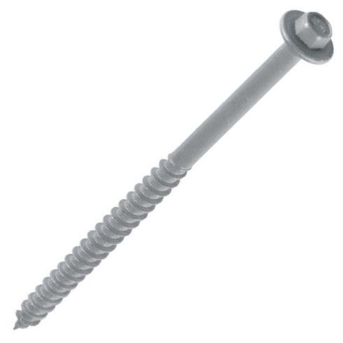 FastenMaster FMLL005-50 LedgerLok 5 in. L Silver Hex Hex Washer Head Deck Screws 50 pk