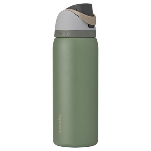 Owala C07737 FreeSip 24 fl. oz. Green House BPA Free Water Bottle with Spout Lid