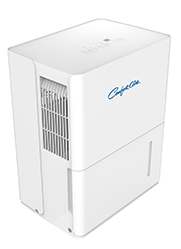 Comfort-Aire BHD-50A Dehumidifier, 4.8 A, 115 V, 515 W, 2-Speed, 50 pt/day Humidity Removal, 12.68 pt Tank