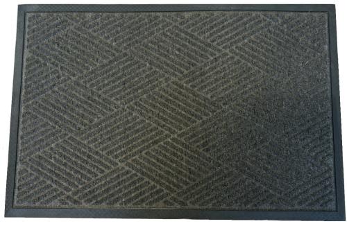 Librett Durables DC20322 20 X 32 Diamond Rib Mat with Border Pepper