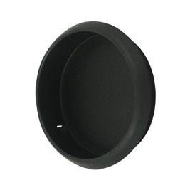 DELTANA ROUND FLUSH PULL BLACK