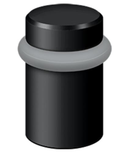 DELTANA FLOOR DOOR STOP BLACK