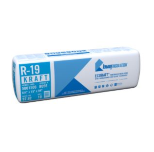 Knauf R19 Kraft 6¼"X15"-94" 97.92SF  - 10 Batts Per Bundle