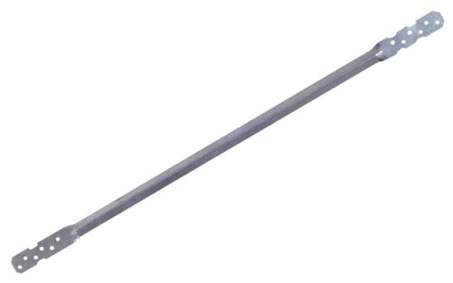 Simpson Strong-Tie LTB LTB20 Light Tension Bridging, 20 in L, 2 x 8, 2 x 10 in Post/Joist, Steel, Galvanized