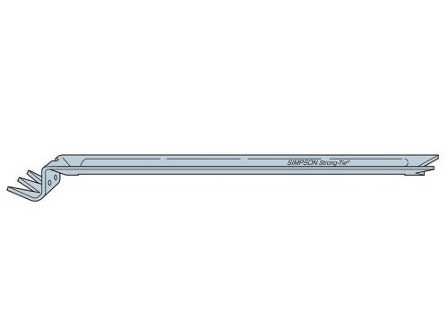 Simpson Strong-Tie NCA NCA2X12-16 Nailless Compression Bridging, 12 in L, 2 in W, 2 x 12 in Post/Joist, Steel