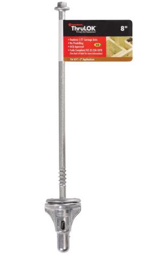 FastenMaster FMTHR008-INDY ThruLOK 1/2 in. X 8 in. L Hex Galvanized Steel Lag Screw 1 pk